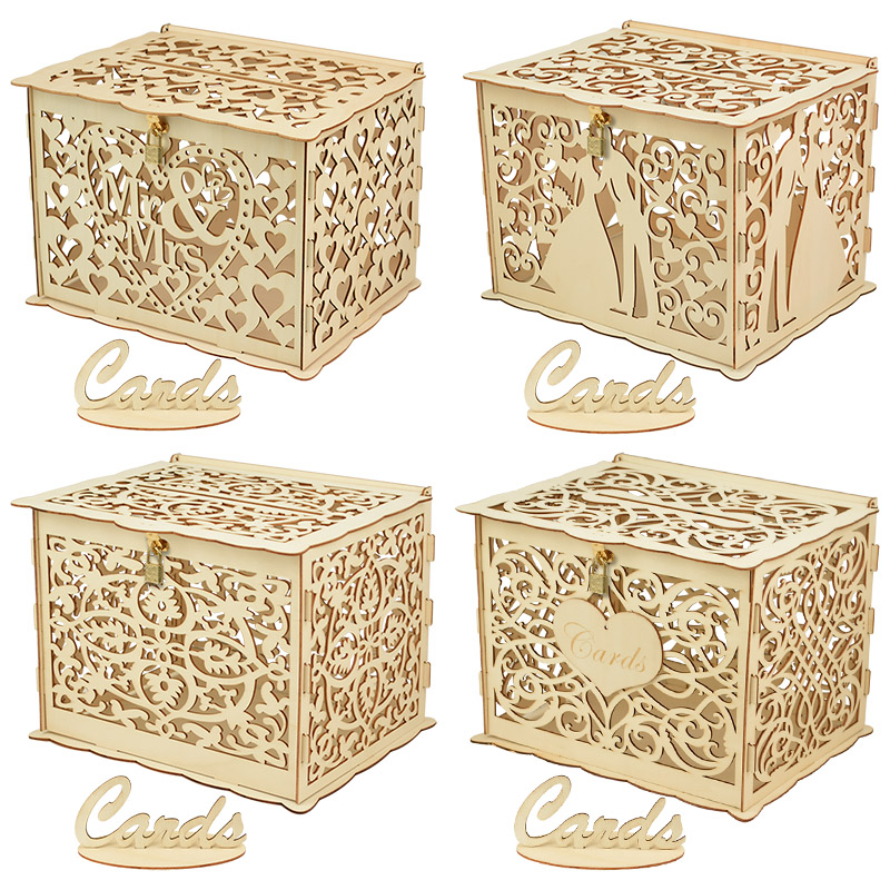30X24X21cm Tự Làm Quà Cưới Thẻ - đánh giá và giá Card Index Box