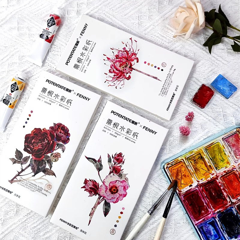 POTENTATE Bookmark Watercolor  - đánh giá và giá Ink Blotter Paper