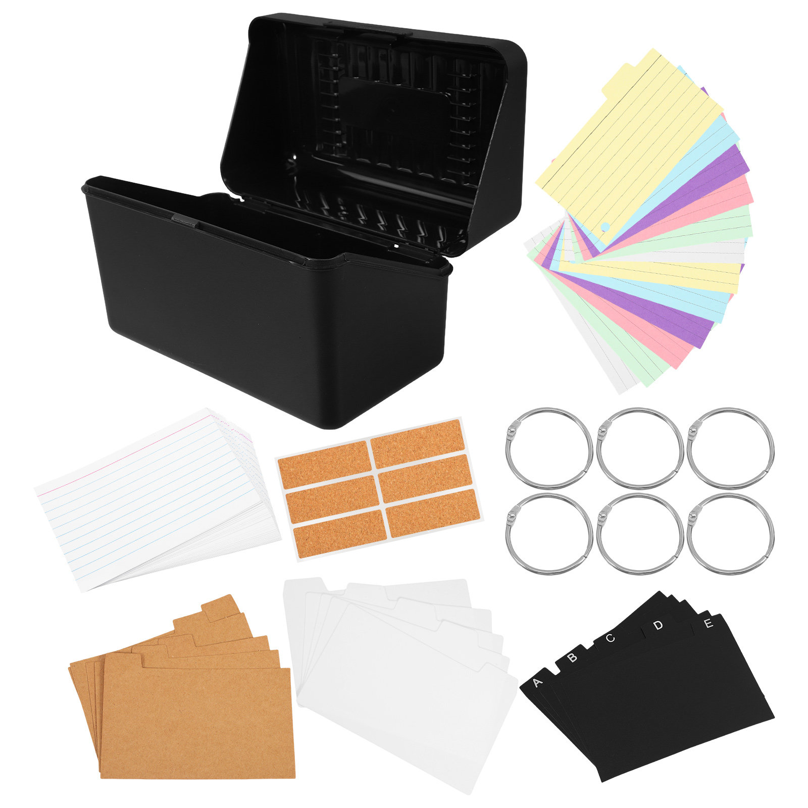 1Set Index Card Holder Organiz - đánh giá và giá Card Index Box