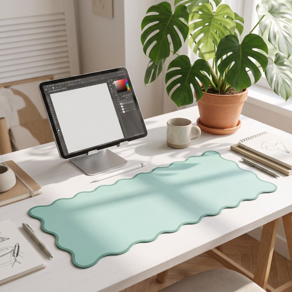 Sweet PU Leather Desk Pad Non  - đánh giá và giá Leather Desk Pad