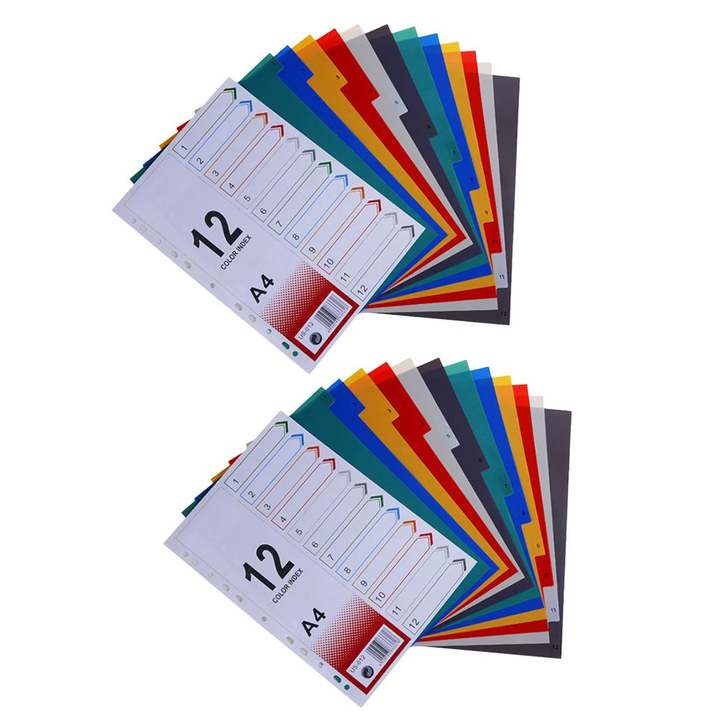 2Pcs Index Paper Refills Divid - đánh giá và giá Tab Divider A4