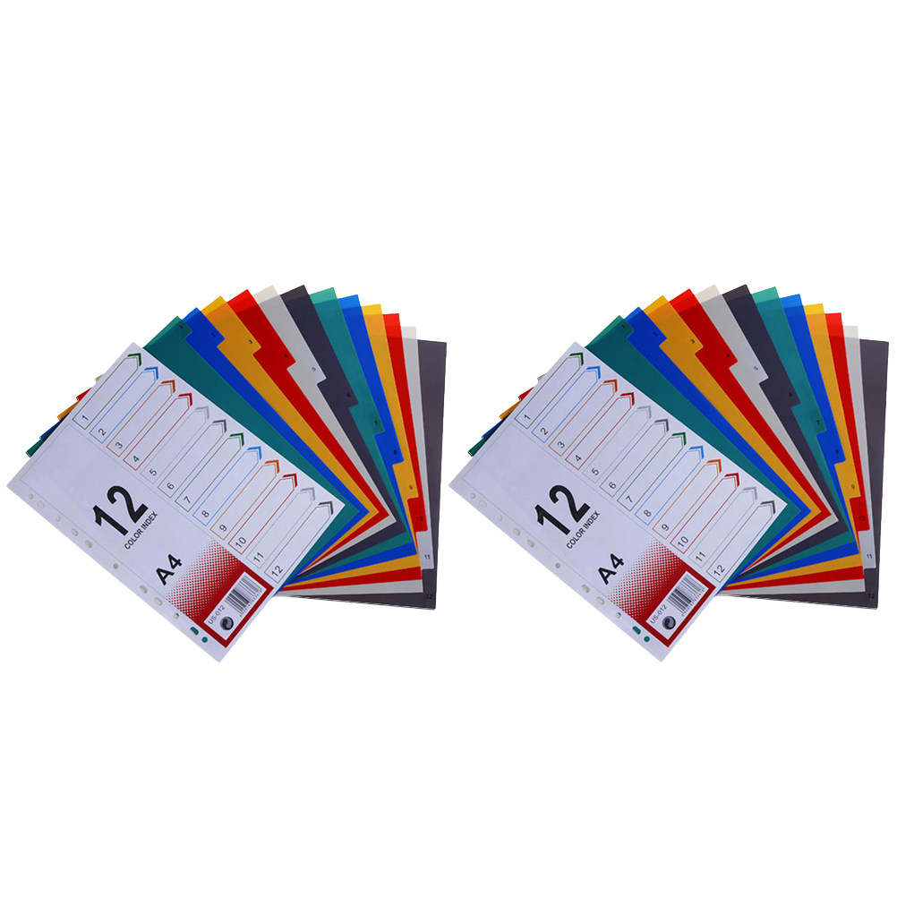 2Pcs Index Paper Refills Divid - đánh giá và giá Tab Divider A4
