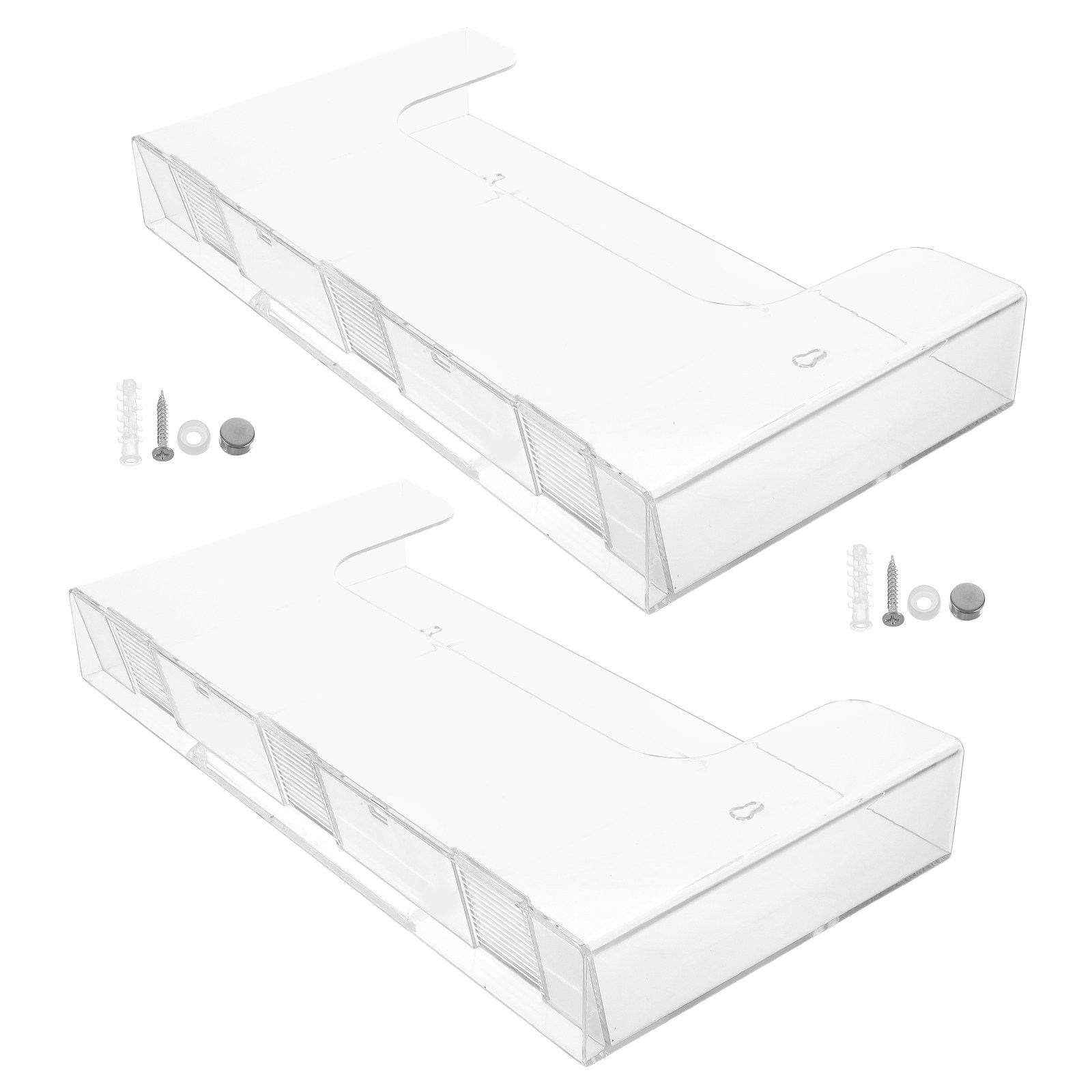 2Pcs Acrylic Wall File Holders - đánh giá và giá Magazine Holder Rack