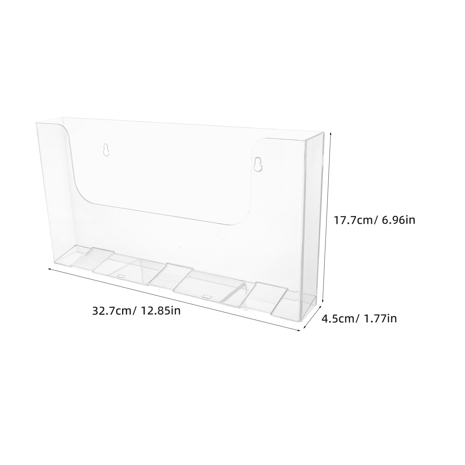 2Pcs Acrylic Wall File Holders - đánh giá và giá Magazine Holder Rack