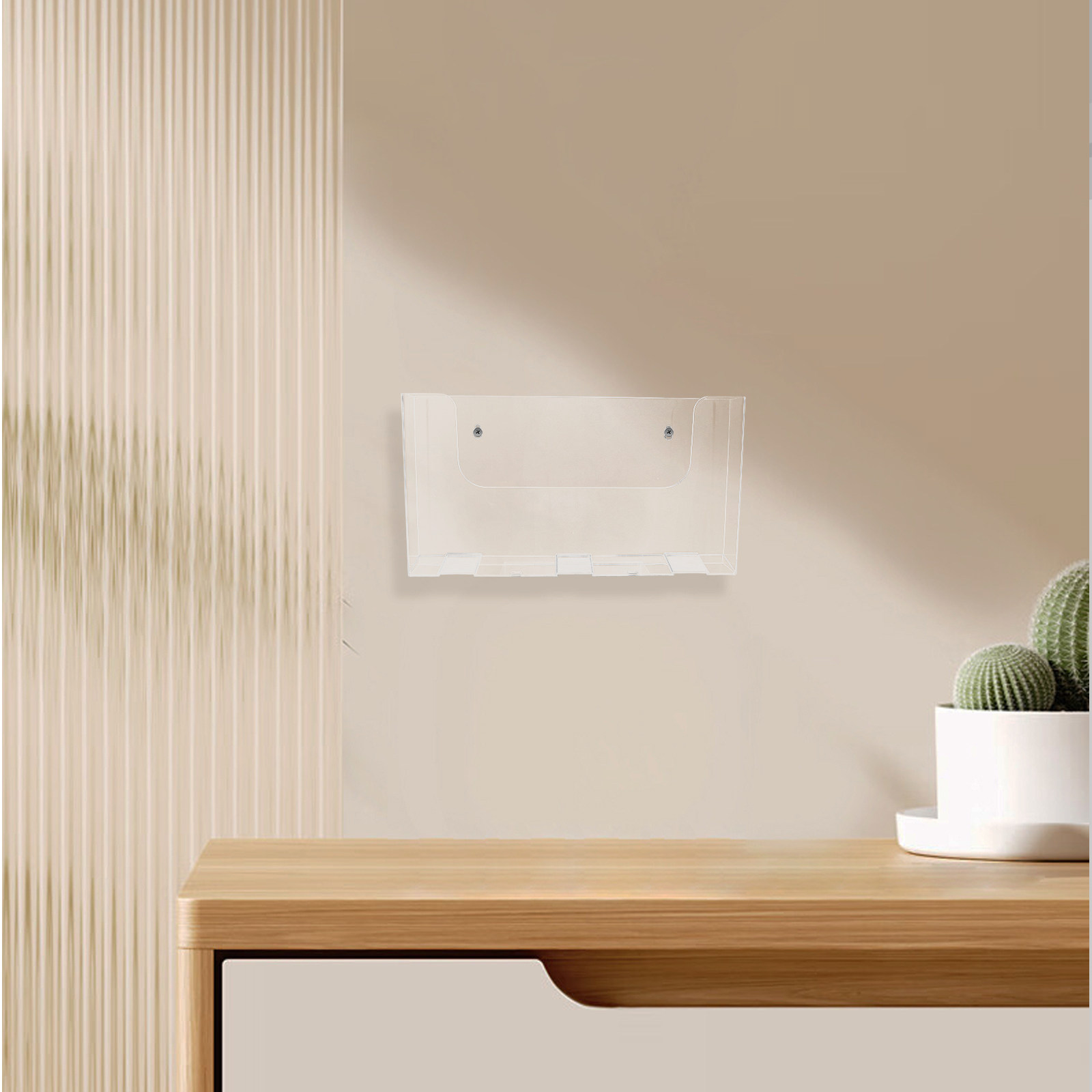 2Pcs Acrylic Wall File Holders - đánh giá và giá Magazine Holder Rack