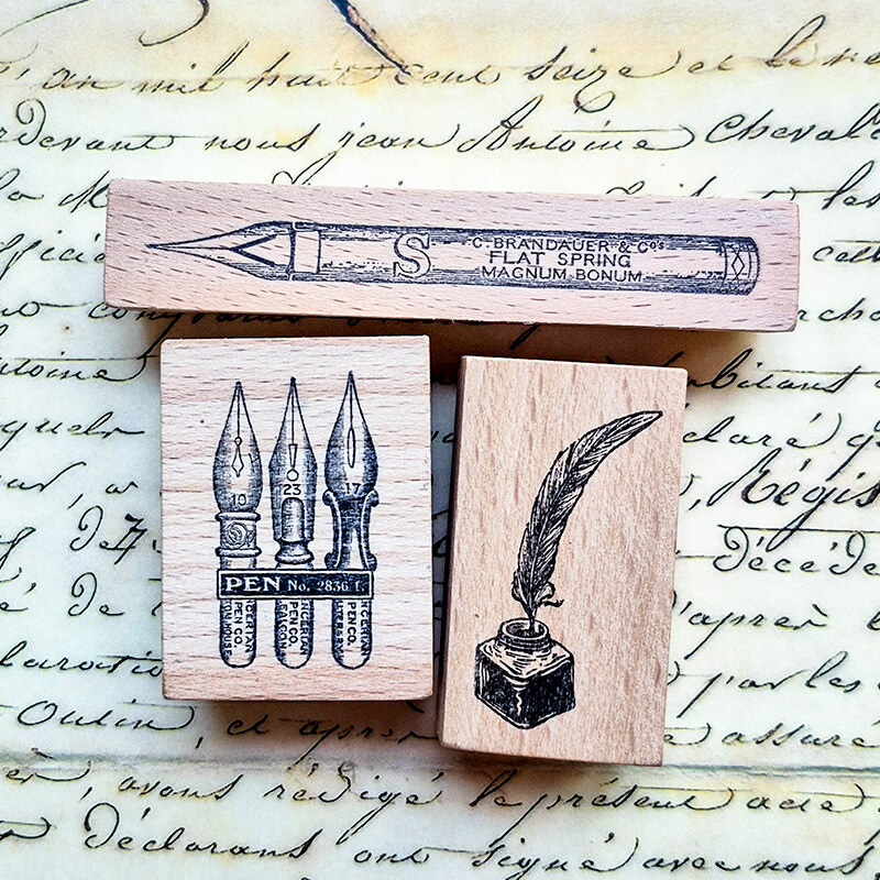 Scrapbooking Stamp Fountain Pe - đánh giá và giá Fountain Pen Bottled Ink